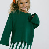 Oversized Knitted Long Sleeve- Green