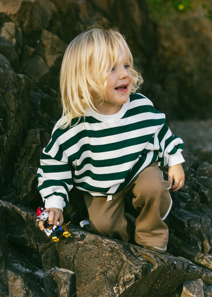 Bold Vintage Crewneck- Green