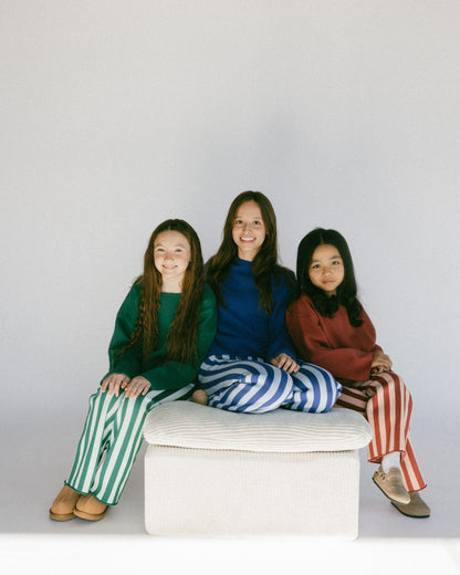 Oversized Knitted Long Sleeve- Blue