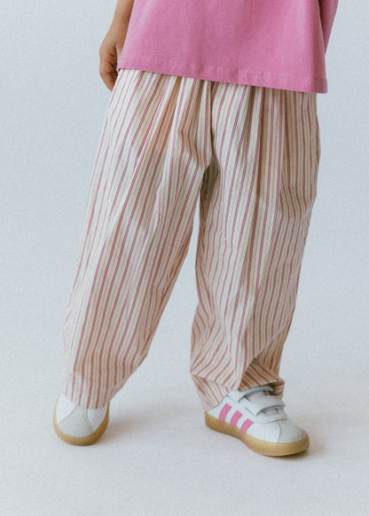 Classic Stripe Pant- Pink