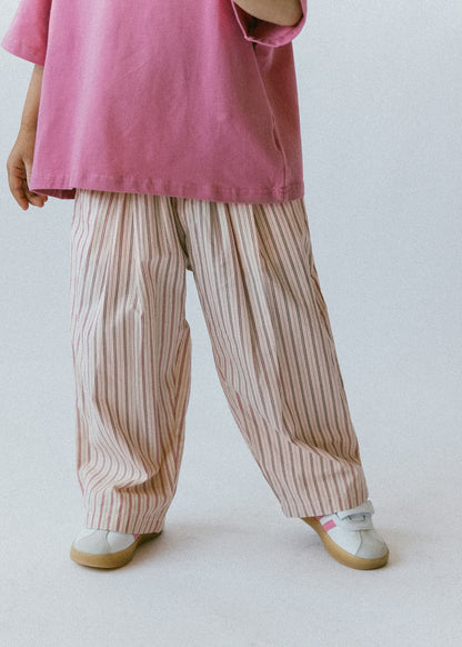 Classic Stripe Pant- Pink