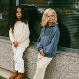 Half Zip Sweater- Blue