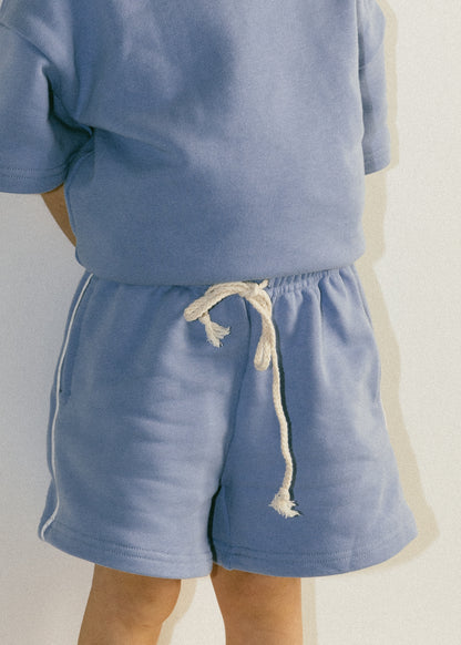 Comfort Sweatshort- Blue Bell