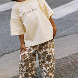 Boxy Graphic Tee- Ordinary Days- Cream