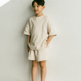 Comfort Sweatshorts- Cream