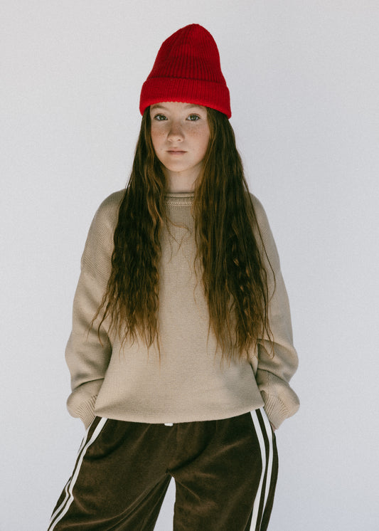 Rollneck Knit- Oatmeal