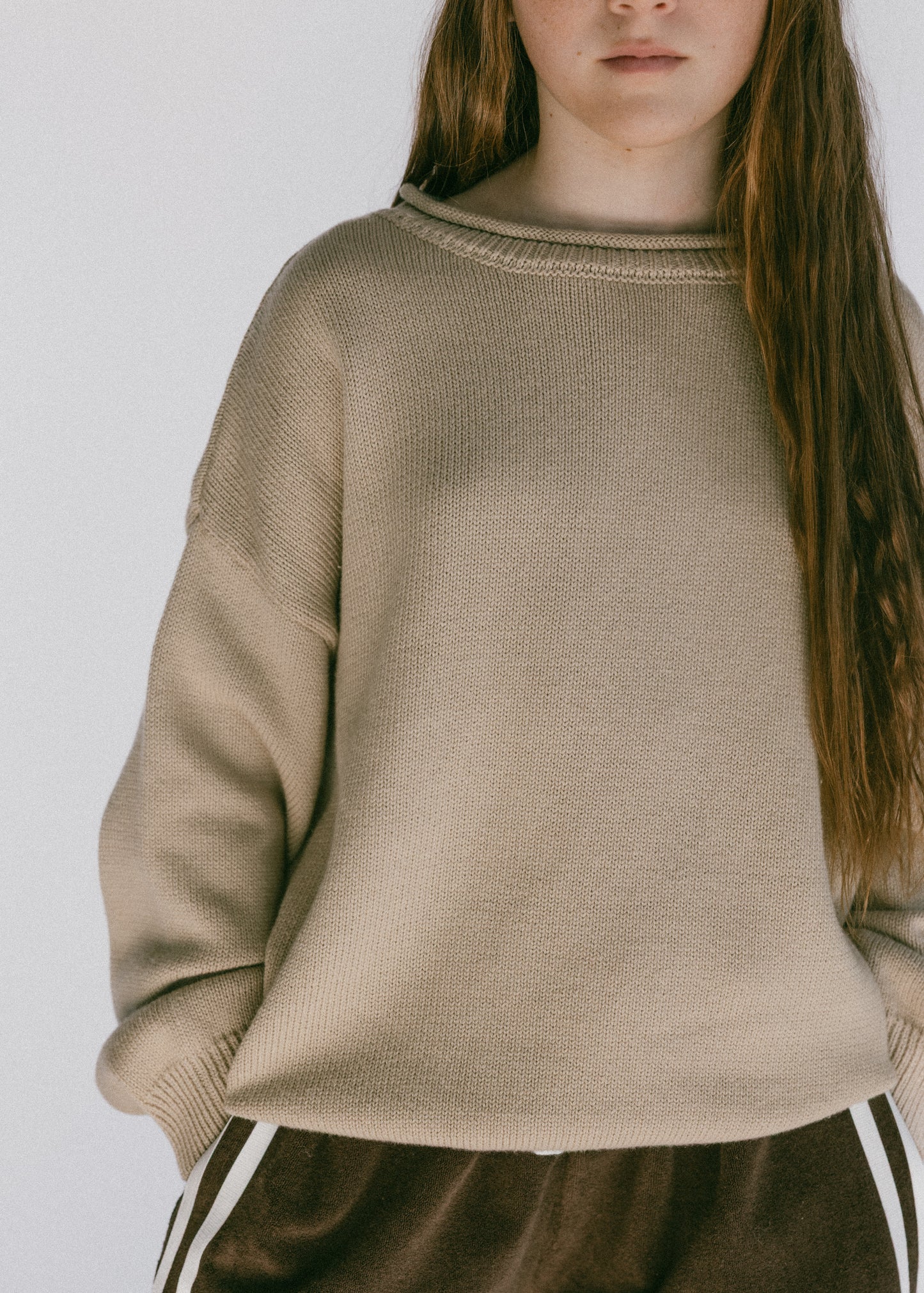 Rollneck Knit- Oatmeal