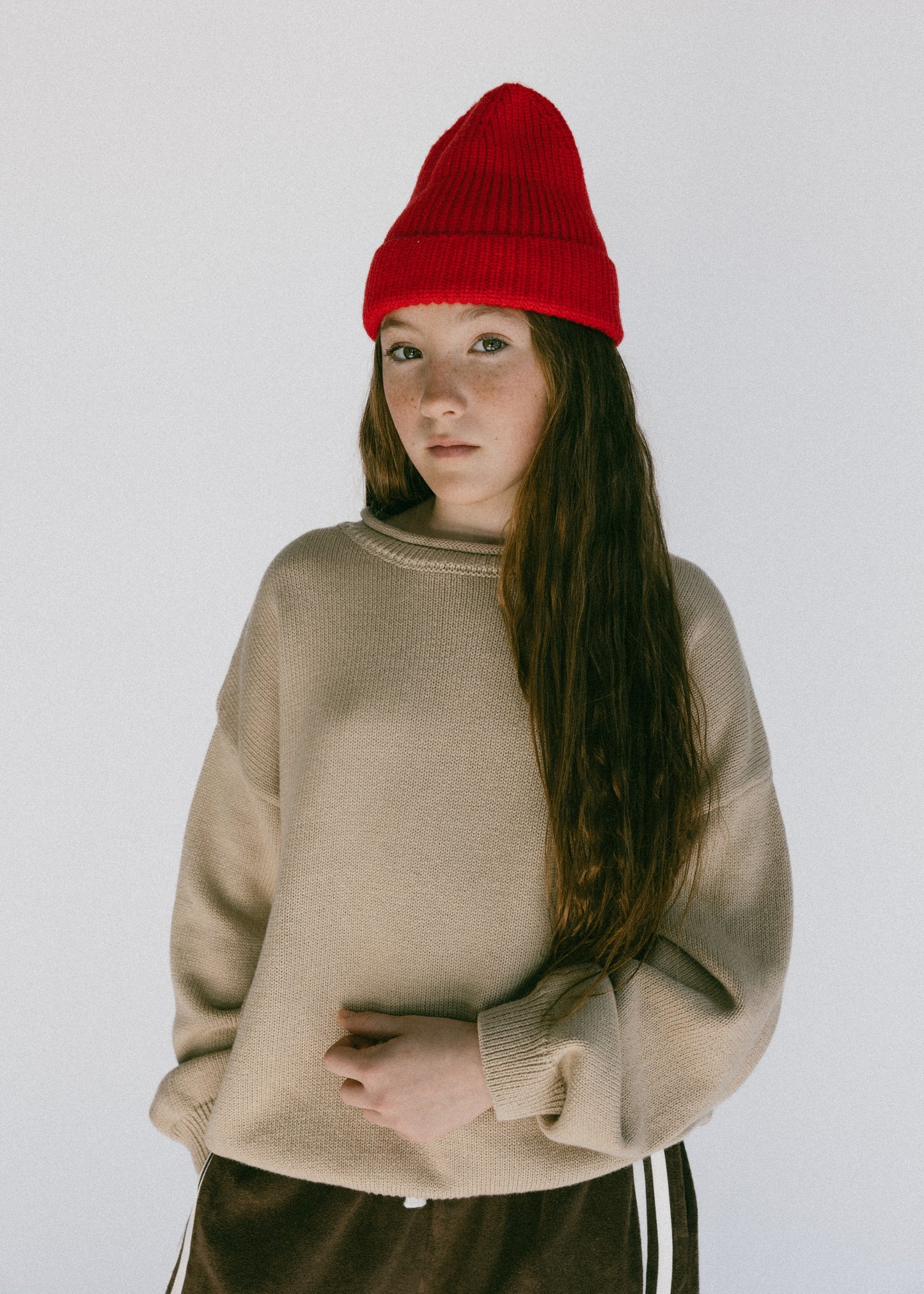 Rollneck Knit- Oatmeal