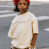 Boxy Graphic Tee- Ordinary Days- Cream
