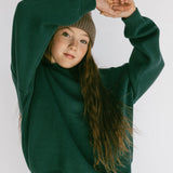 Rollneck Knit- Evergreen