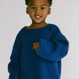 Oversized Knitted Long Sleeve- Blue
