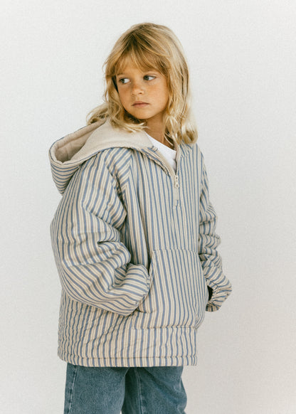 Half Zip Pullover- Striped