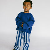 Oversized Knitted Long Sleeve- Blue