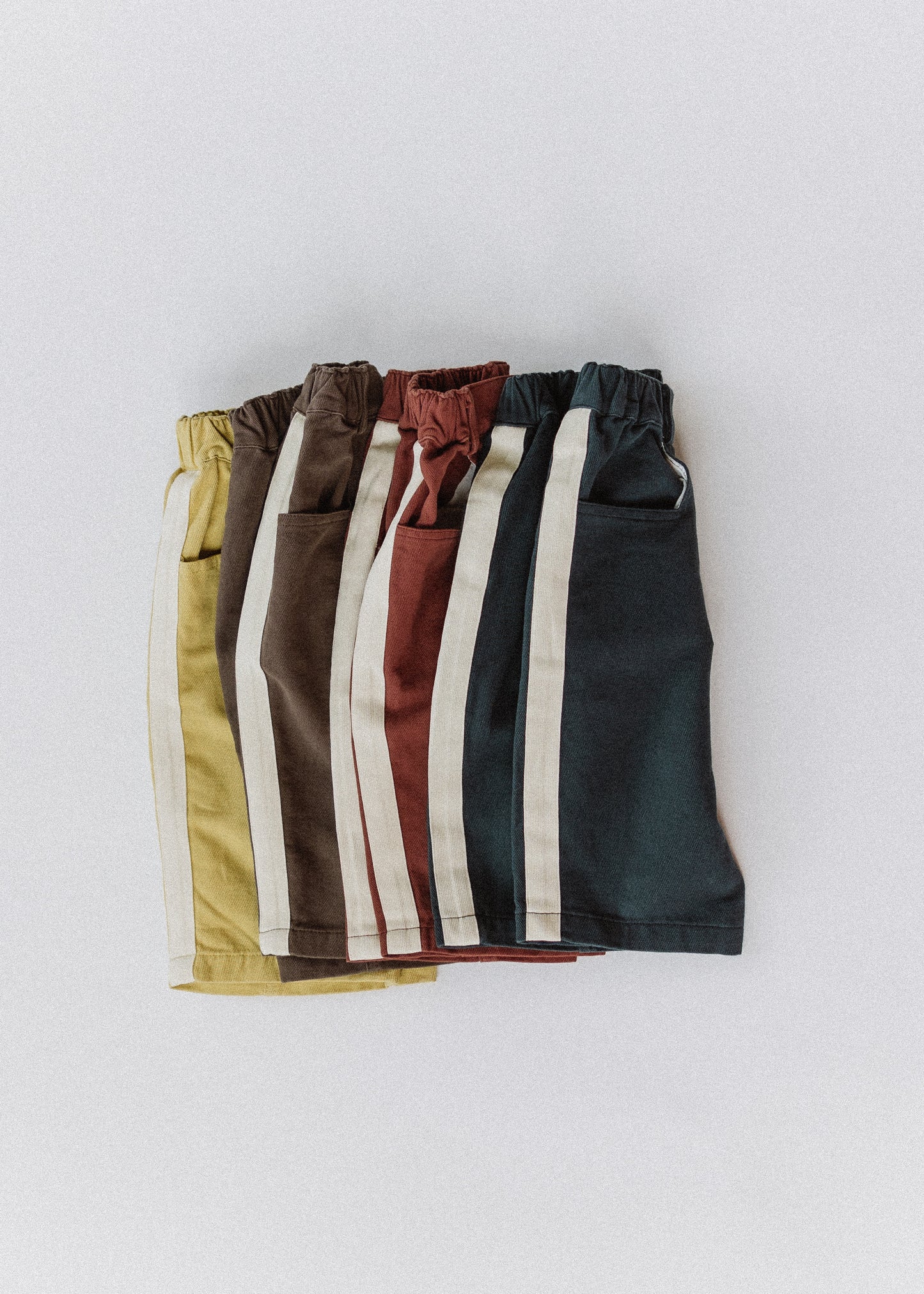 Side Stripe Pants- Brown