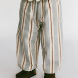 Baggy Cord Pants- Striped