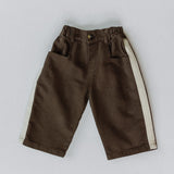 Side Stripe Pants- Brown