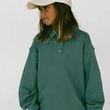 Polo Sweater- Sea Foam Green