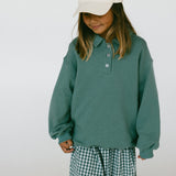 Polo Sweater- Sea Foam Green