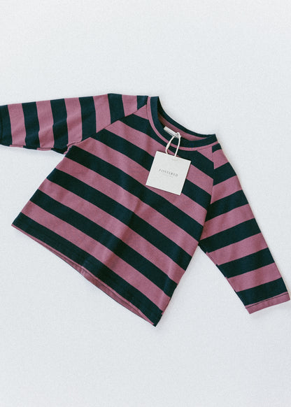 Striped Long Sleeve- Pink