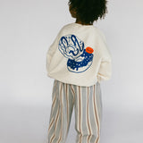 Baggy Cord Pants- Striped