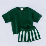 Oversized Knitted Shirt- Green