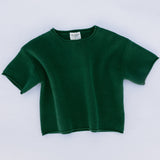 Oversized Knitted Shirt- Green