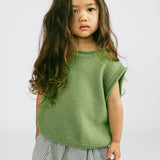 Sweater Vest- Pea Green
