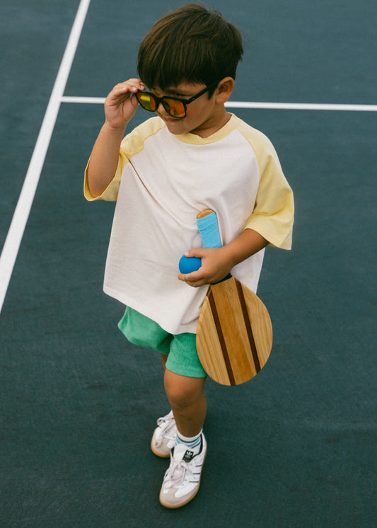 Retro Tee- Yellow