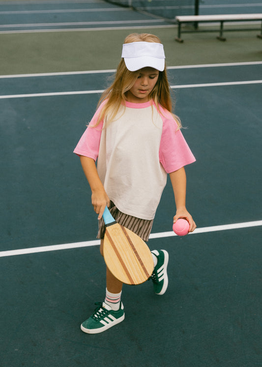 Retro Tee- Pink