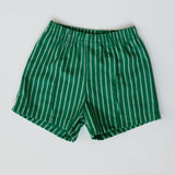 Striped Shorts- Green