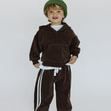 Terry Hoodie- Chocolate