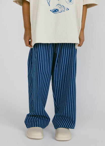 Striped Pant- Blue