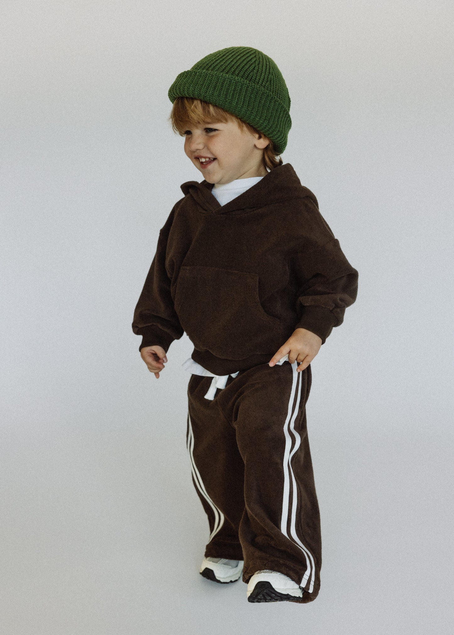 Terry Hoodie- Chocolate