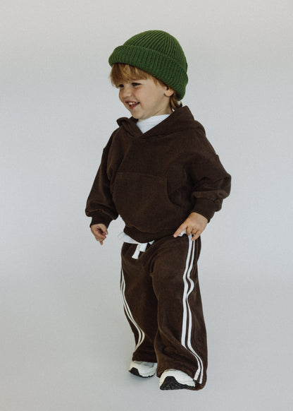 Terry Hoodie- Chocolate