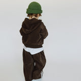 Terry Hoodie- Chocolate