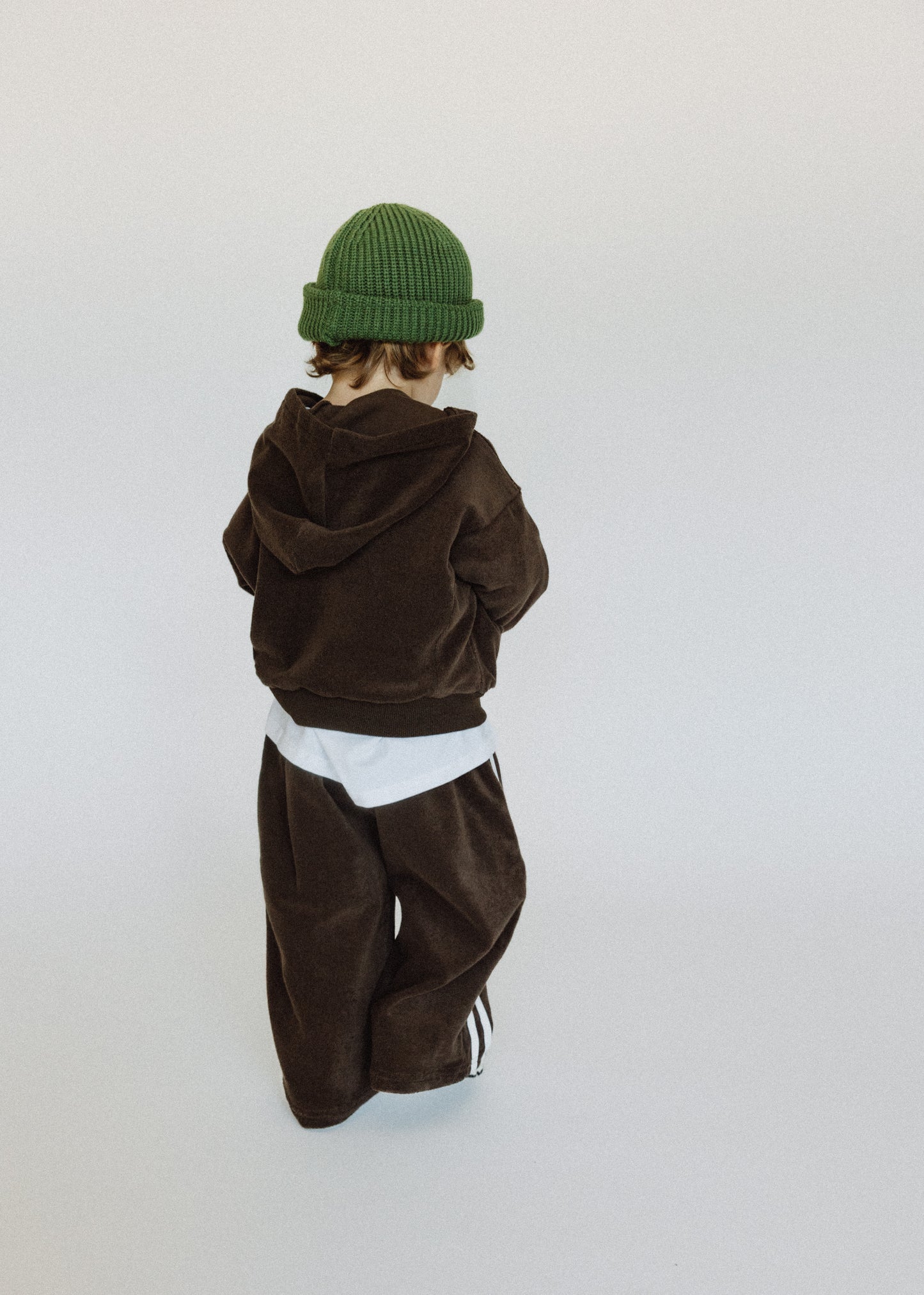 Terry Hoodie- Chocolate