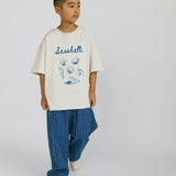 Striped Pants- Blue