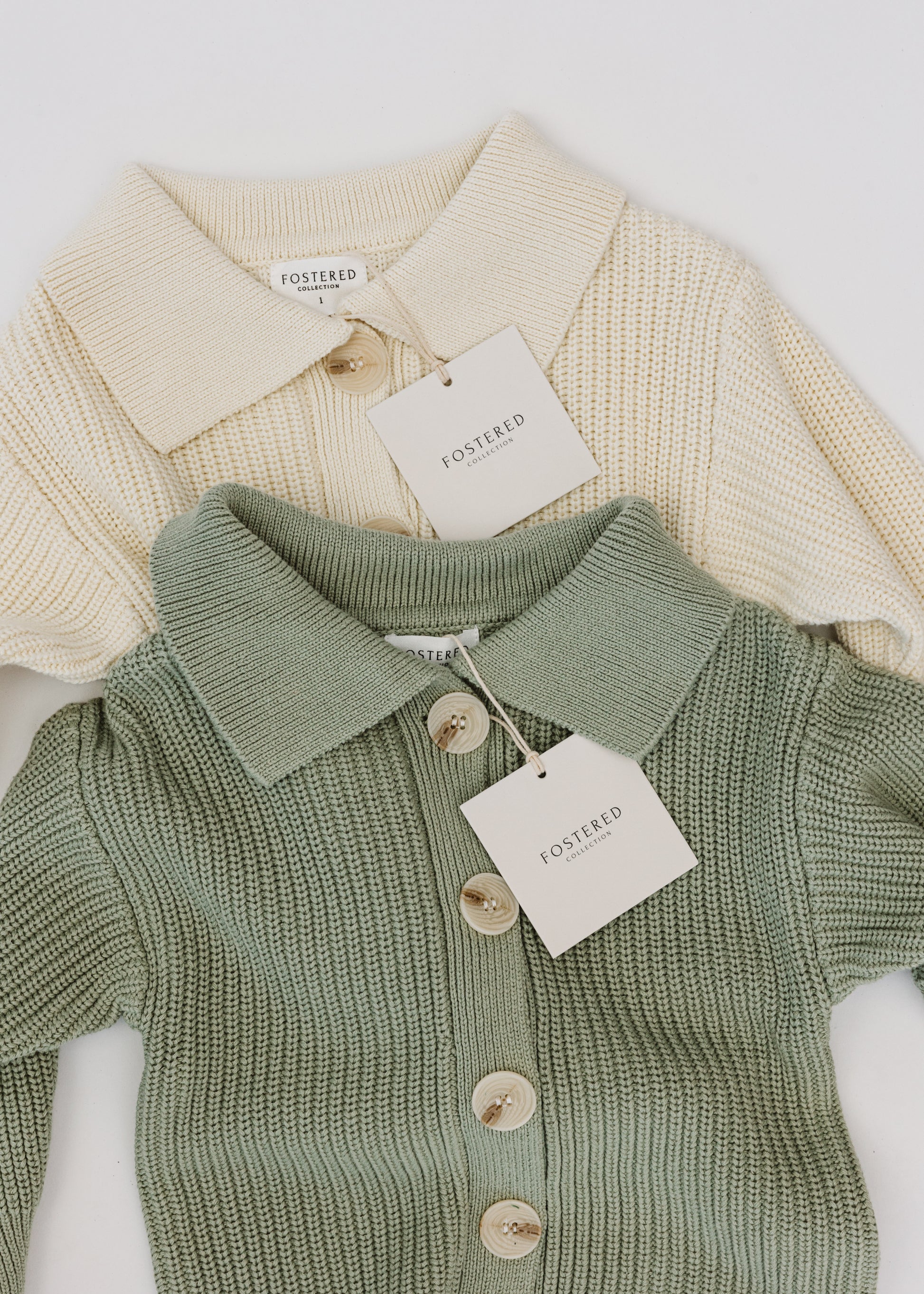 Fostered Collection Polo Cardigan