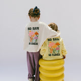 Graphic Crewneck- Flowers- Sand