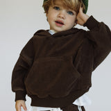 Terry Hoodie- Chocolate