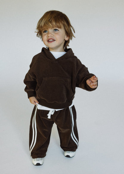 Terry Hoodie- Chocolate