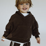 Terry Hoodie- Chocolate