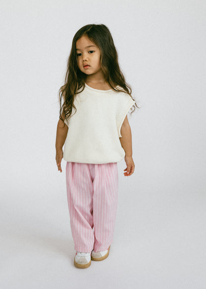 Striped Pant- Pink