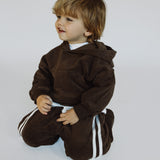 Terry Hoodie- Chocolate