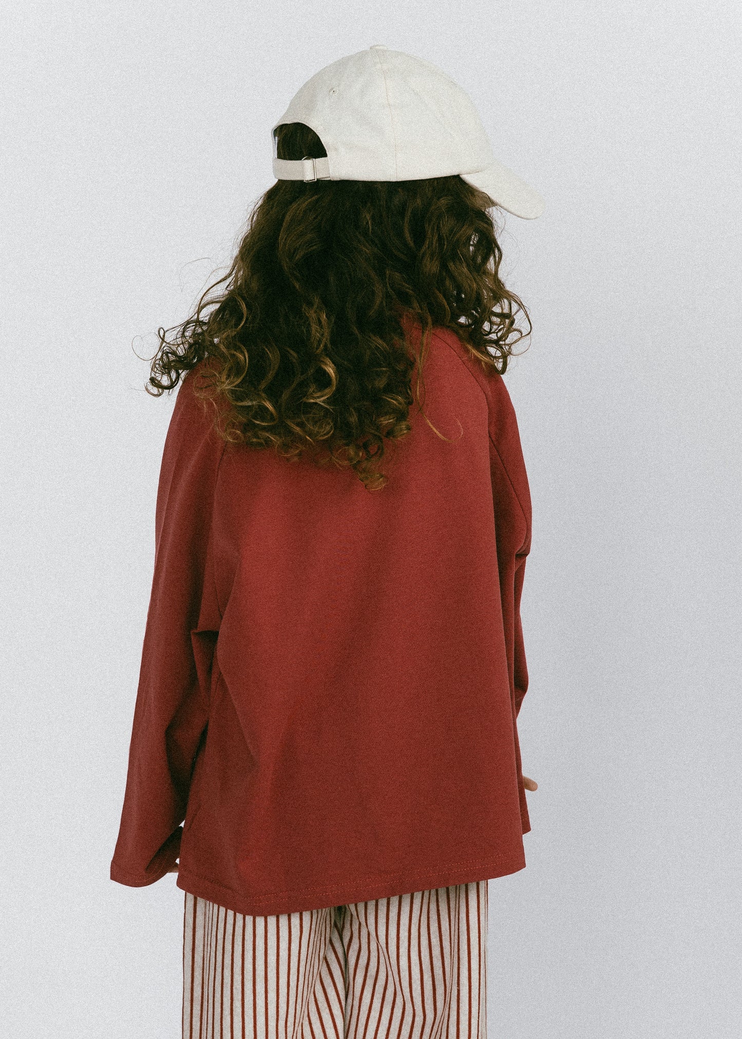 Baggy Long Sleeve- Vintage Red