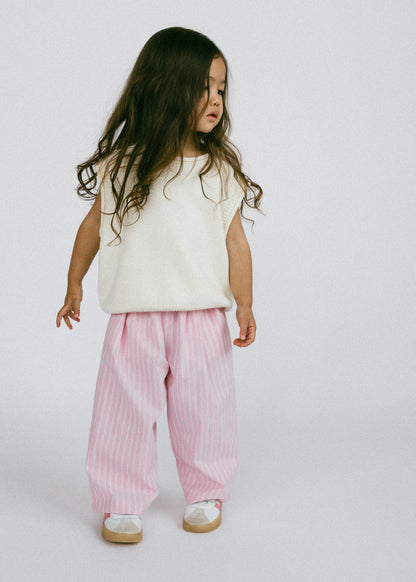 Striped Pant- Pink