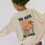 Graphic Crewneck- Flowers- Sand