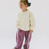 Graphic Crewneck- Flowers- Sand