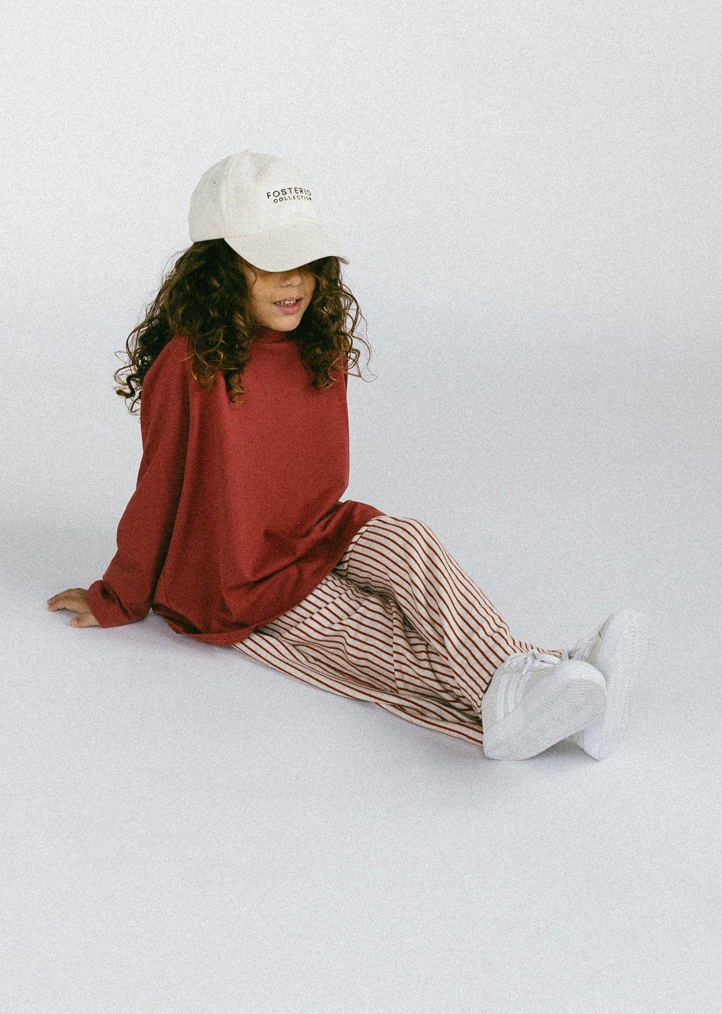 Baggy Long Sleeve- Vintage Red