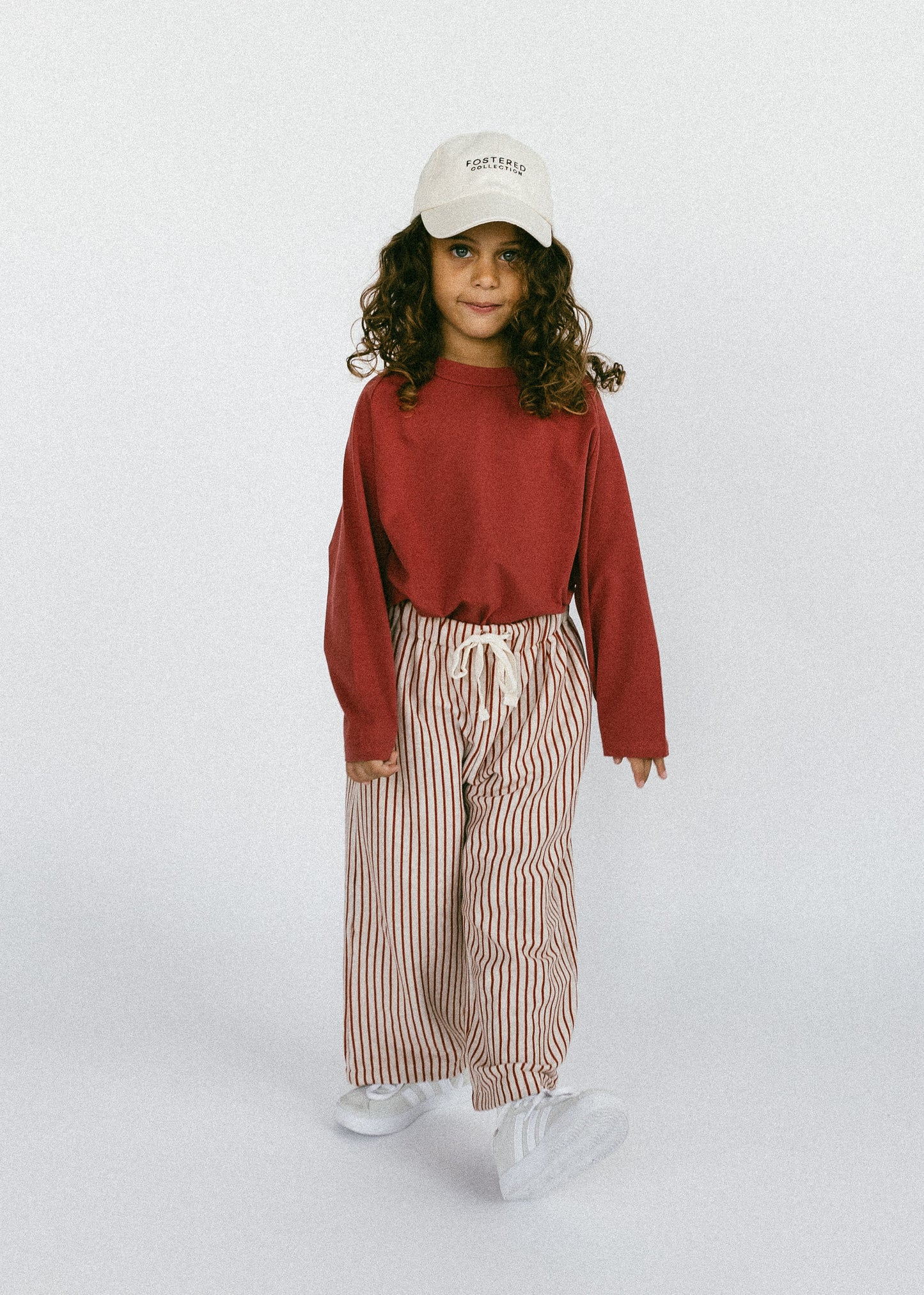 Baggy Long Sleeve- Vintage Red